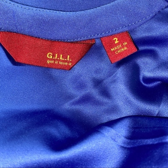 G.I.L.I. Cobalt Ponte Zipper Dress 2 - Picture 8 of 8